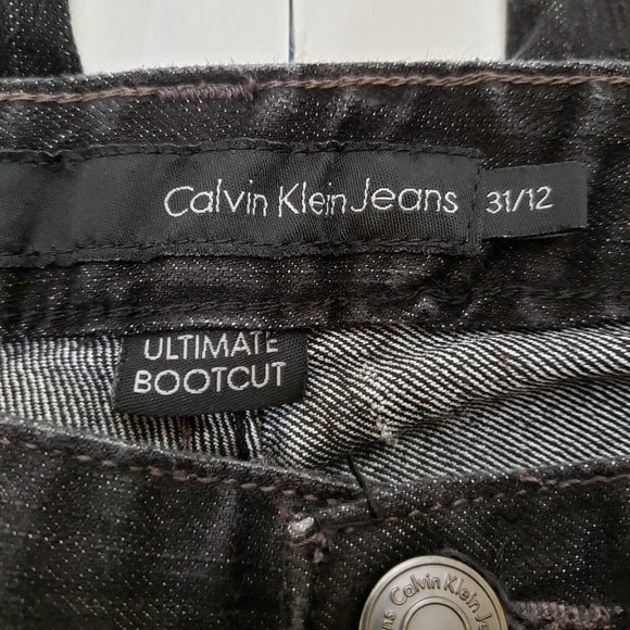 Calvin Klein Ultimate Bootcut Jean Black Size 31 - Picture 11 of 12